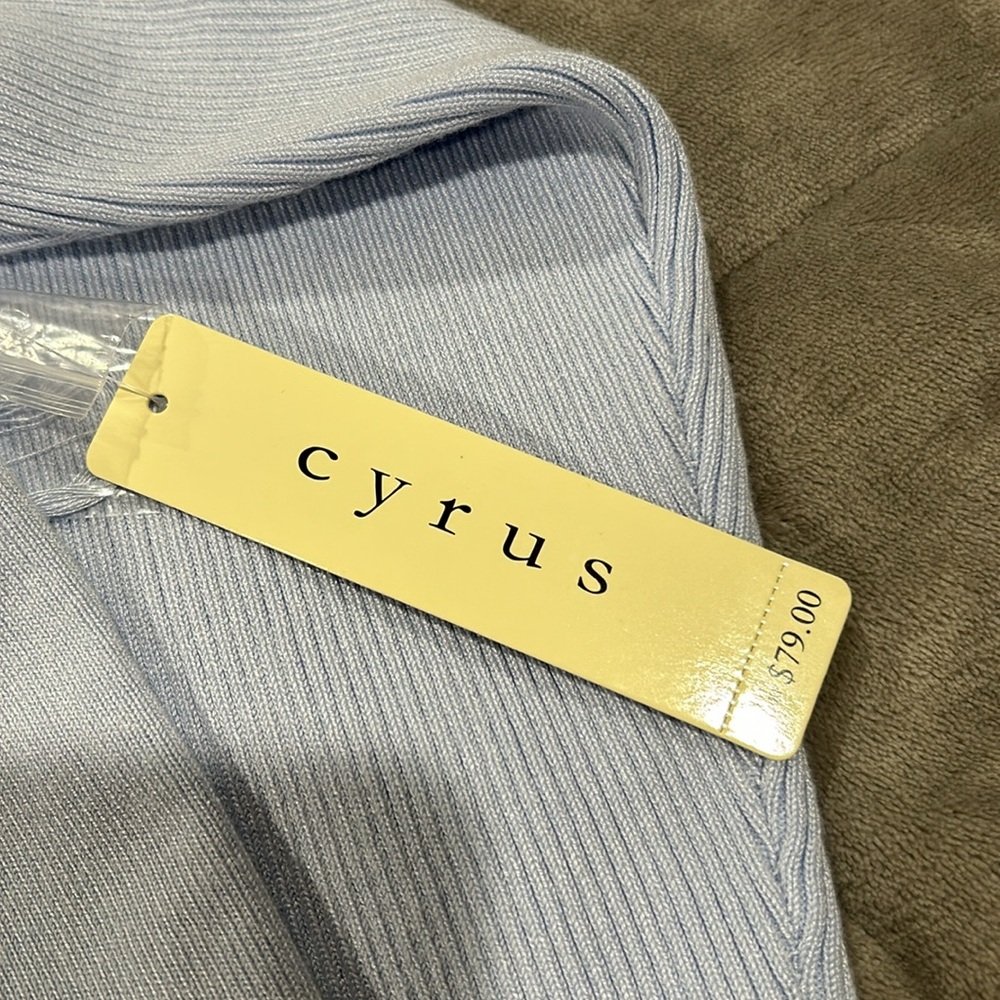 Cyrus Light Blue Women's Sweater Cardigan